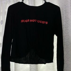 Black long sleeve shirt